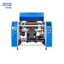Cheap Efficient Automatic Electric 4KW LCD Screen 5 Turret Plastic Film Winding Machine